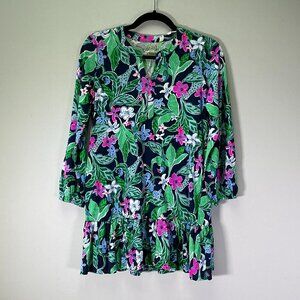 Lilly Pulitzer Mini Alyssa Girl's Size XL Untamed Floral Dress NWT